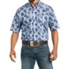 Ariat Men's Ishan Button Down Shirt -Wrangler Store 10040693 front