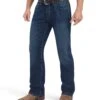 Ariat Men's M4 Relaxed Quentin Boot Cut Jean -Wrangler Store 10041099