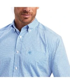 Ariat Men's Nory Stretch Button Down Shirt -Wrangler Store 10041558 c