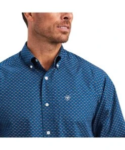 Ariat Men's Sterling Classic Fit Button Down Shirt -Wrangler Store 10041568 c