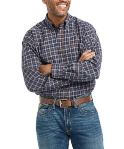 Ariat Men's Pro Series Giacomo Stretch Classic Fit Button Down Shirt