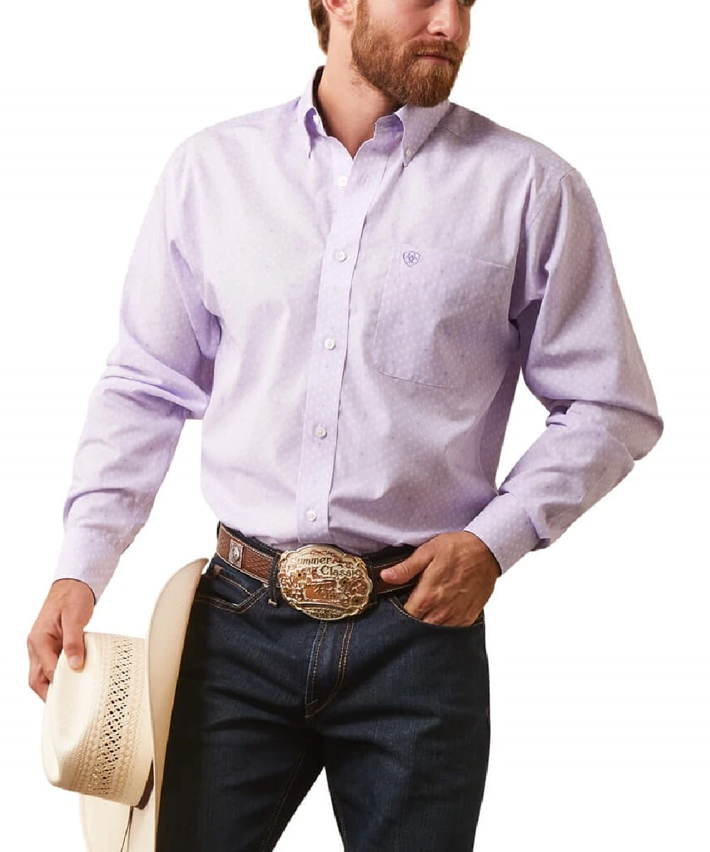 Ariat Men's Wrinkle Free Flynn Fitted Button Down Shirt 3 Ariat Men's Wrinkle Free Flynn Fitted Button Down Shirt