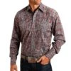 Stetson Men's Paisley Snap Shirt -Wrangler Store 11 001 0425 0366 a