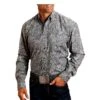 Stetson Men's Paisley Button Down Shirt -Wrangler Store 11 001 0526 1052 a