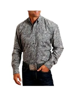 Stetson Men's Paisley Button Down Shirt