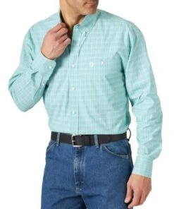 Wrangler Men's Big & Tall George Strait Button Down Shirt