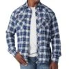 Wrangler Men's Retro Flannel Snap Shirt -Wrangler Store 112317110 A