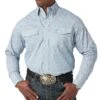 Wrangler Men's George Strait Geo Print Snap Shirt