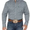 Wrangler Men's Paisley Button Down Shirt -Wrangler Store 112318504 a