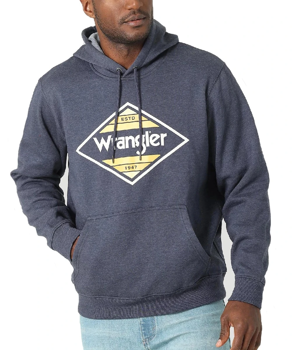 Wrangler Men's Western Logo Hoodie 3 Wrangler Men's Western Logo Hoodie