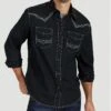 Wrangler Men's Rock 47 Western Snap Shirt -Wrangler Store 112318667