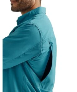 Wrangler Men's Performance Button Down Shirt -Wrangler Store 112323773 c