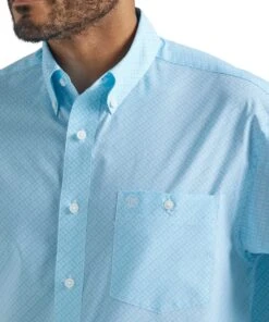 Wrangler Men's Classic Button Down Shirt -Wrangler Store 112324794 c