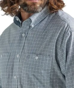 Wrangler Men's George Strait Button Down Shirt 7 Wrangler Men's George Strait Button Down Shirt -Wrangler Store 112324885 c
