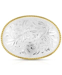 Montana Silversmiths Rosebud Legacy Classic Custom Buckle