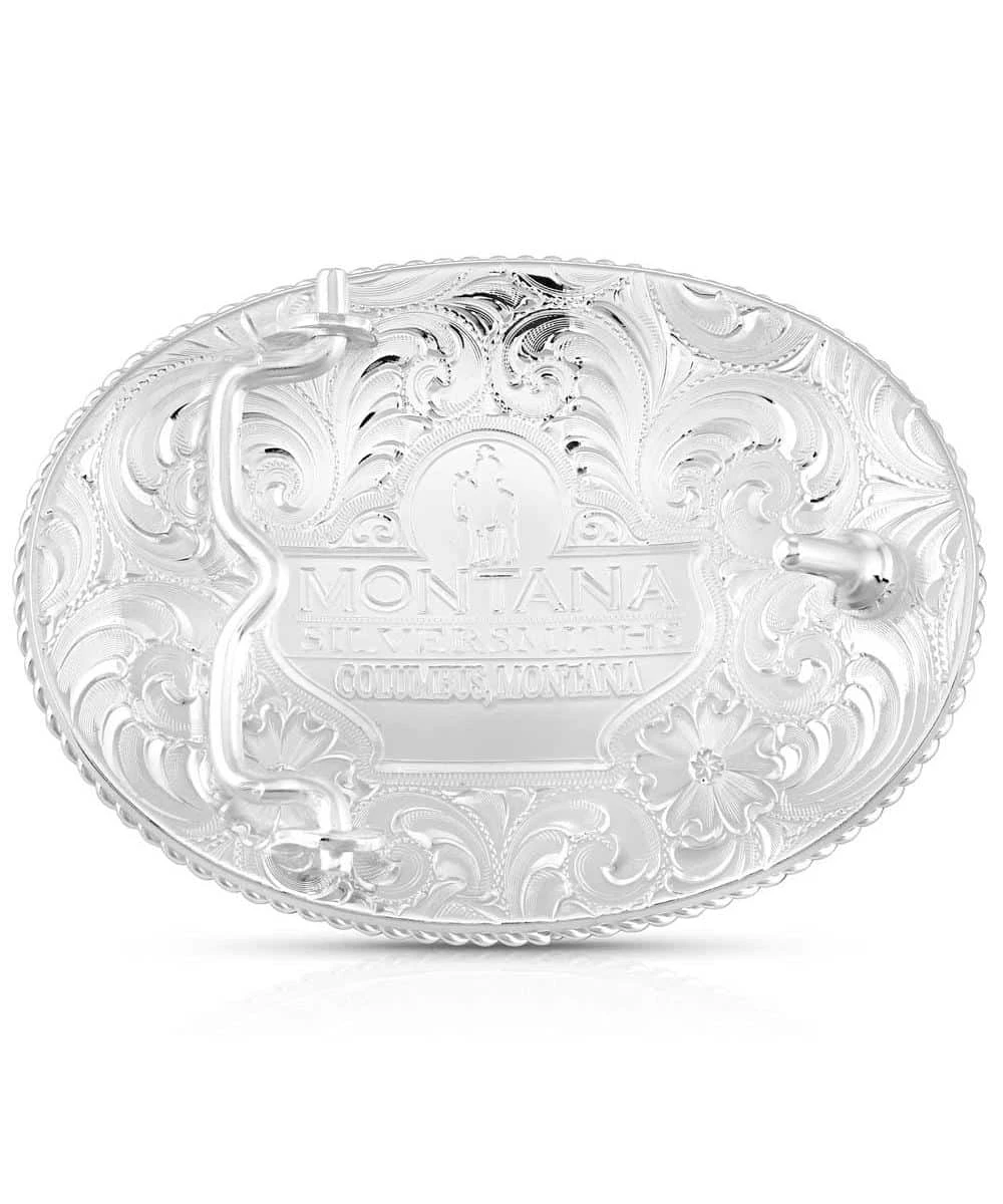Montana Silversmiths Rosebud Legacy Classic Custom Buckle 4 Montana Silversmiths Rosebud Legacy Classic Custom Buckle - Image 2