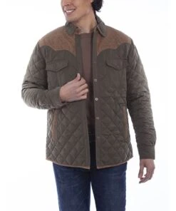 Scully Men's Quilted Canvas Jacket