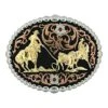Montana Silversmiths Team Roper Attitude Buckle -Wrangler Store 60969 a