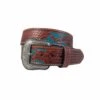 Gem Dandy Men's Embossed Leather Belt -Wrangler Store 9560500