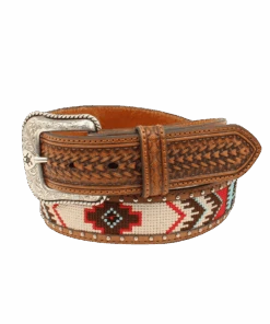 M&F Men's Ariat Multi-Colored Embossed Belt