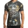 Affliction Men's AC Wheel House Tee -Wrangler Store A24335