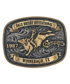 Montana Silversmiths Dale Brisby Invitational 1987 Trophy Buckle