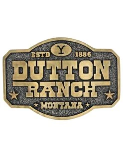Montana Silversmiths Dutton Ranch Attitude Buckle