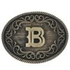 Montana Silversmiths Initial B Attitude Buckle -Wrangler Store A915B a