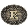Montana Silversmiths Initial R Attitude Buckle -Wrangler Store A915R a
