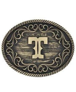 Montana Silversmiths Initial T Attitude Buckle