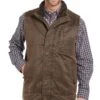 Cripple Creek Men's Box Quilted Vest -Wrangler Store CW1607