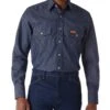 Wrangler Men's Flame Resistant Snap Work Shirt -Wrangler Store FR12127 a