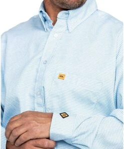 Wrangler Men's 20X Flame Resistant Button Down Work Shirt -Wrangler Store FR162TB c