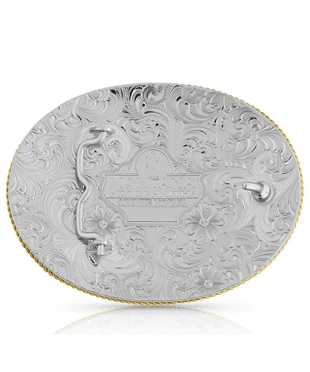 Montana Silversmiths Rippling Water Eagle Buckle 4 Montana Silversmiths Rippling Water Eagle Buckle - Image 2