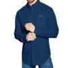 Kimes Ranch Men's KR Team Button Down Shirt -Wrangler Store KR TEAM SHIRT NAVY
