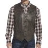 Cripple Creek Men's Antique Finished Vest -Wrangler Store ML3069