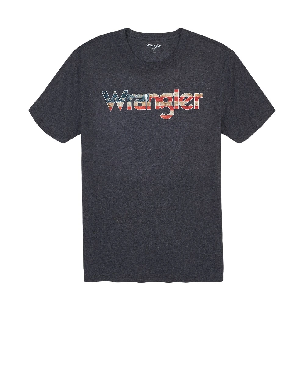 Wrangler Men's Old Glory Logo Tee 3 Wrangler Men's Old Glory Logo Tee