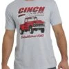 Cinch Men's Grey Logo Tee -Wrangler Store MTT1690514