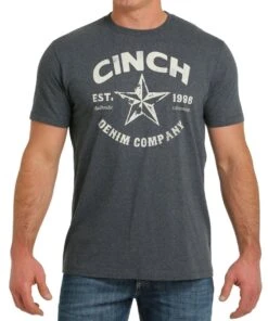 Cinch Men's Denim Tee