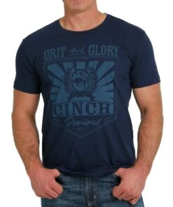 Cinch Men's Grit And Glory Denim Tee