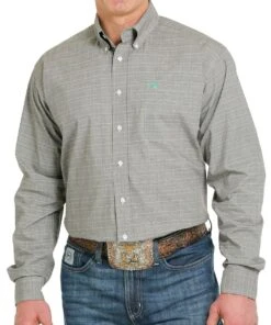 Cinch Men's Plaid Western Button Down Shirt