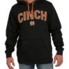 Cinch Men's Black Logo Hoodie -Wrangler Store MWK1206023