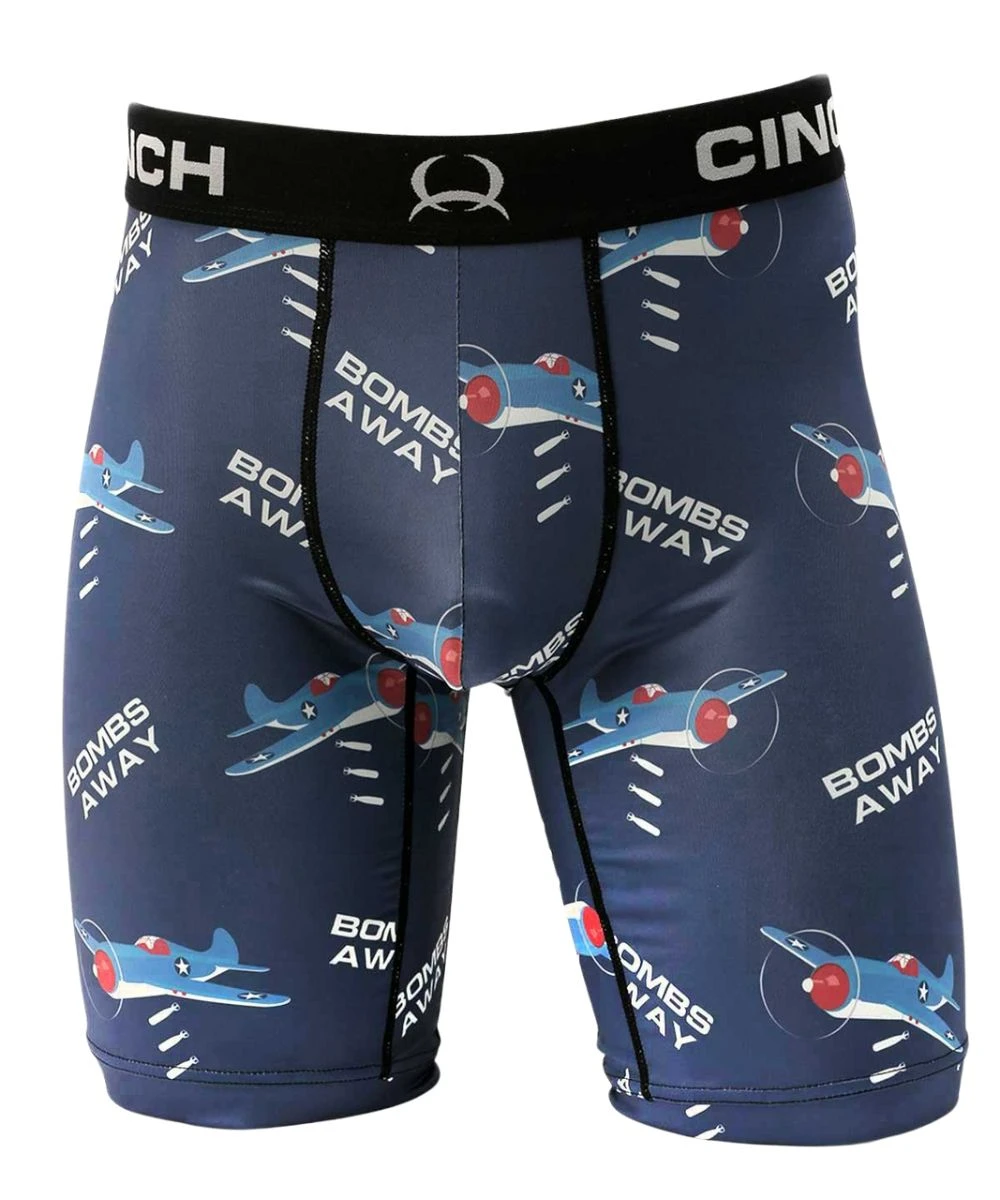 Cinch Men's Bombs Away Boxer Brief 3 Cinch Men's Bombs Away Boxer Brief