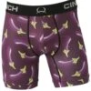 Cinch Men's Eggplant Boxer Brief -Wrangler Store MXY6002027 a