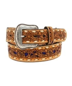 M&F Western Men's Nocona Floral Embossed Belt
