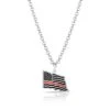 Montana Silversmiths Thin Red Line Necklace -Wrangler Store NC4085TRL