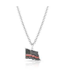 Montana Silversmiths Thin Red Line Necklace