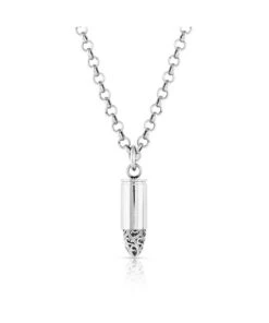 Montana Silversmiths Men's One Shot Bullet Necklace