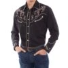 Scully Men's Embroidered Snap Shirt -Wrangler Store P 870