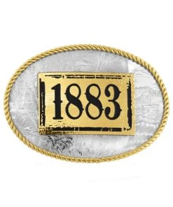 Montana Silversmiths 1883 Scene Buckle